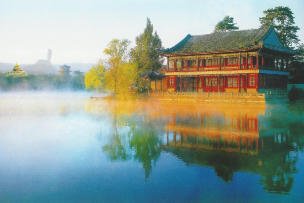 Yanyu-Turm in der Sommerresidenz in Chengde