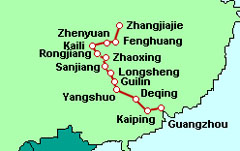 berland durch Sdchina von Guangzhou nach Zhangjiajie